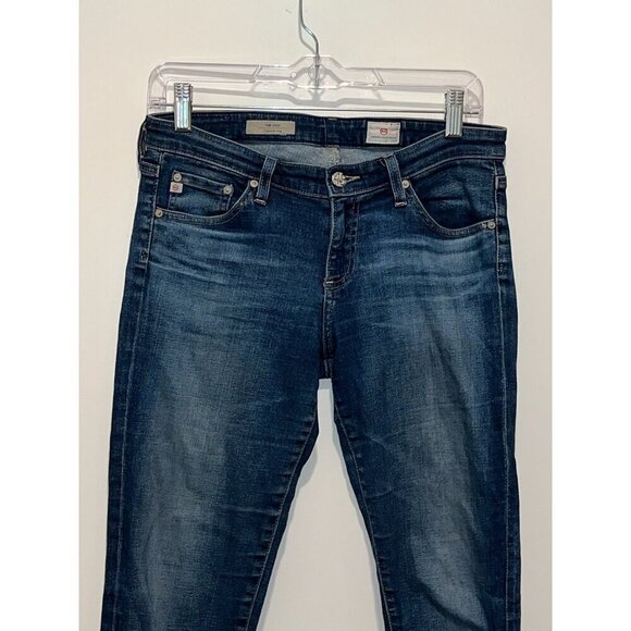 Adriano Goldschmied Dark Wash Denim Stilt Cigarette Leg Jeans Women's Size 2 - Picture 4 of 8